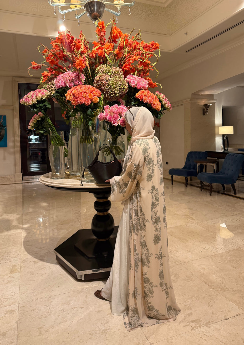 Sahira şifon abaya