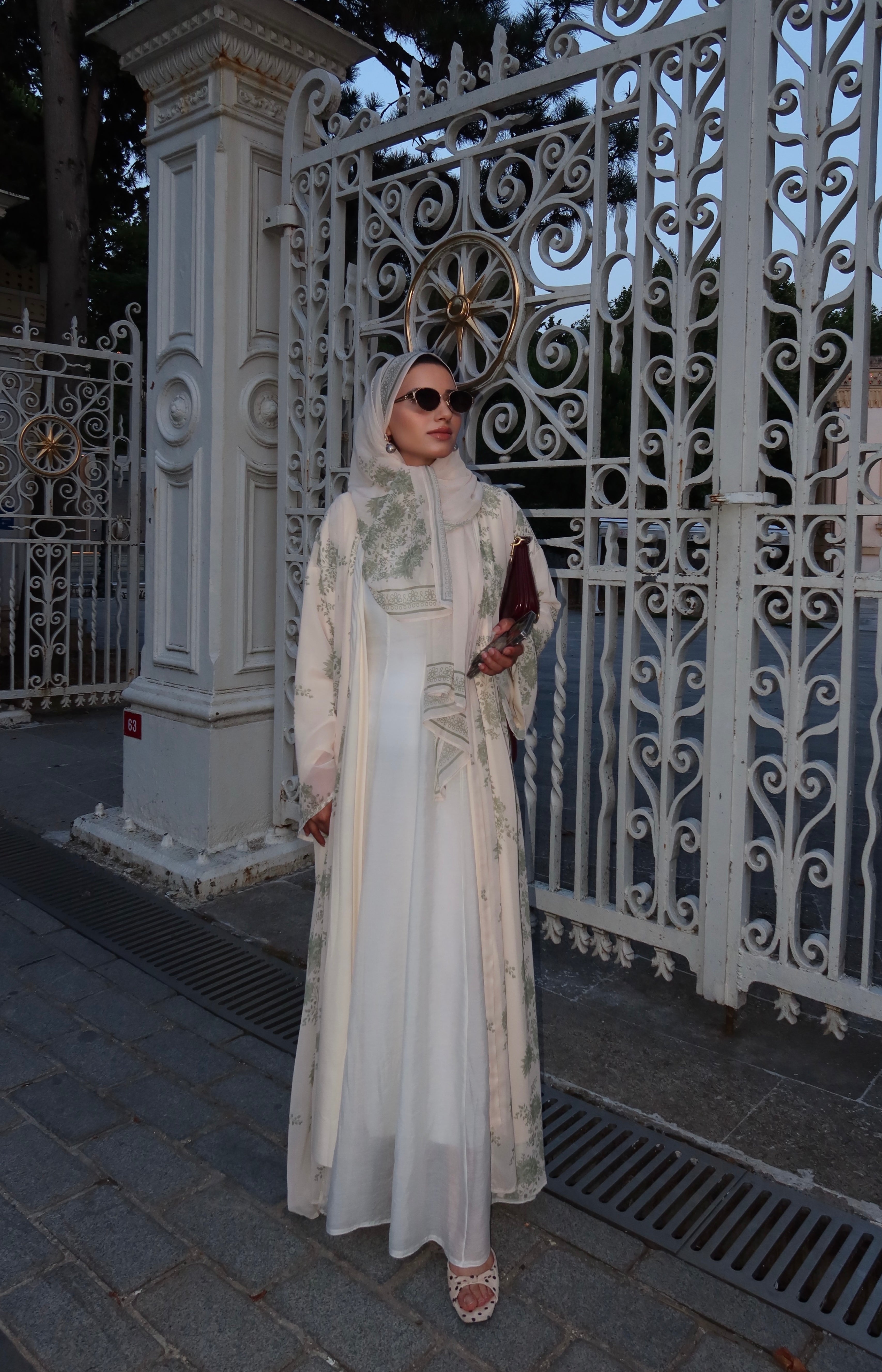 Sahira şifon abaya