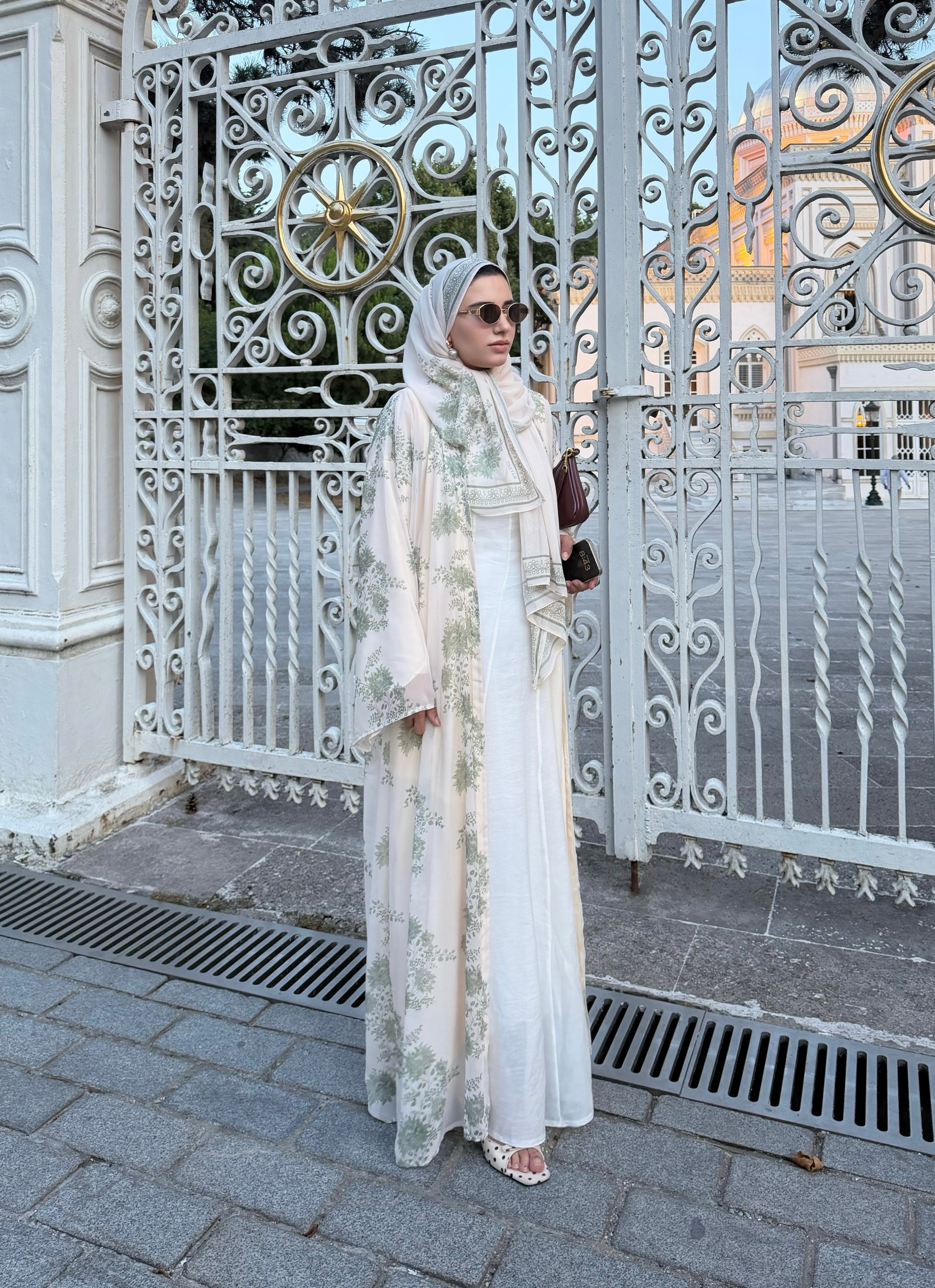 Sahira şifon abaya